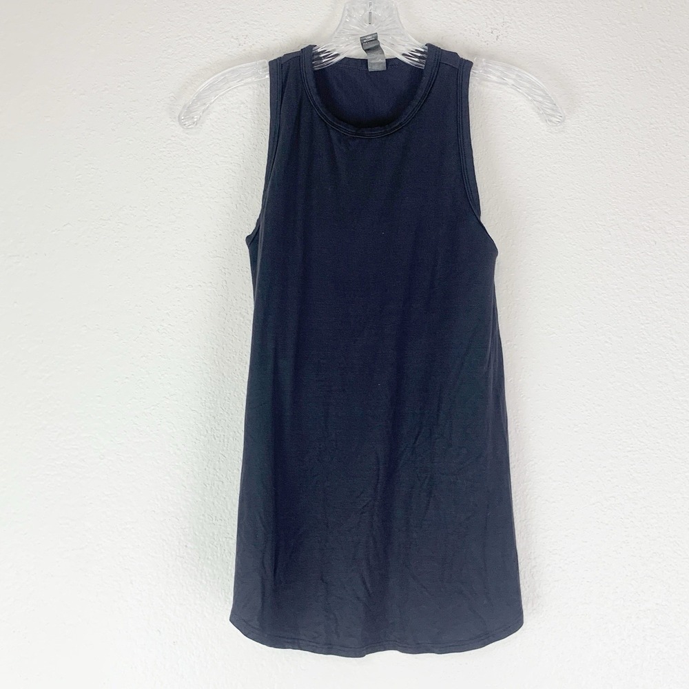 SheBird Freedom Racerback Bra Tank Top Womens 1/XS Built-in Support Charcoal